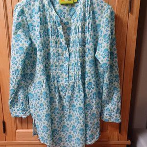 Rock, Flower, People.  Medium women's tunic.